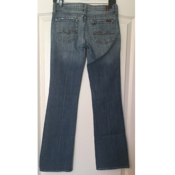 7 For All Mankind Boot Cut Jeans Size 26 - Picture 4 of 8
